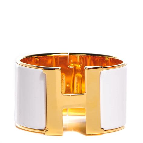 hermes h bracelet celebrity|Hermes extra wide h bracelet.